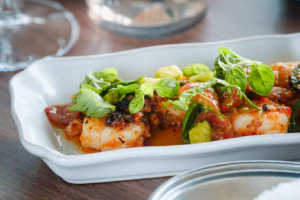 Italian-inspired dish at Reute Restaurant
