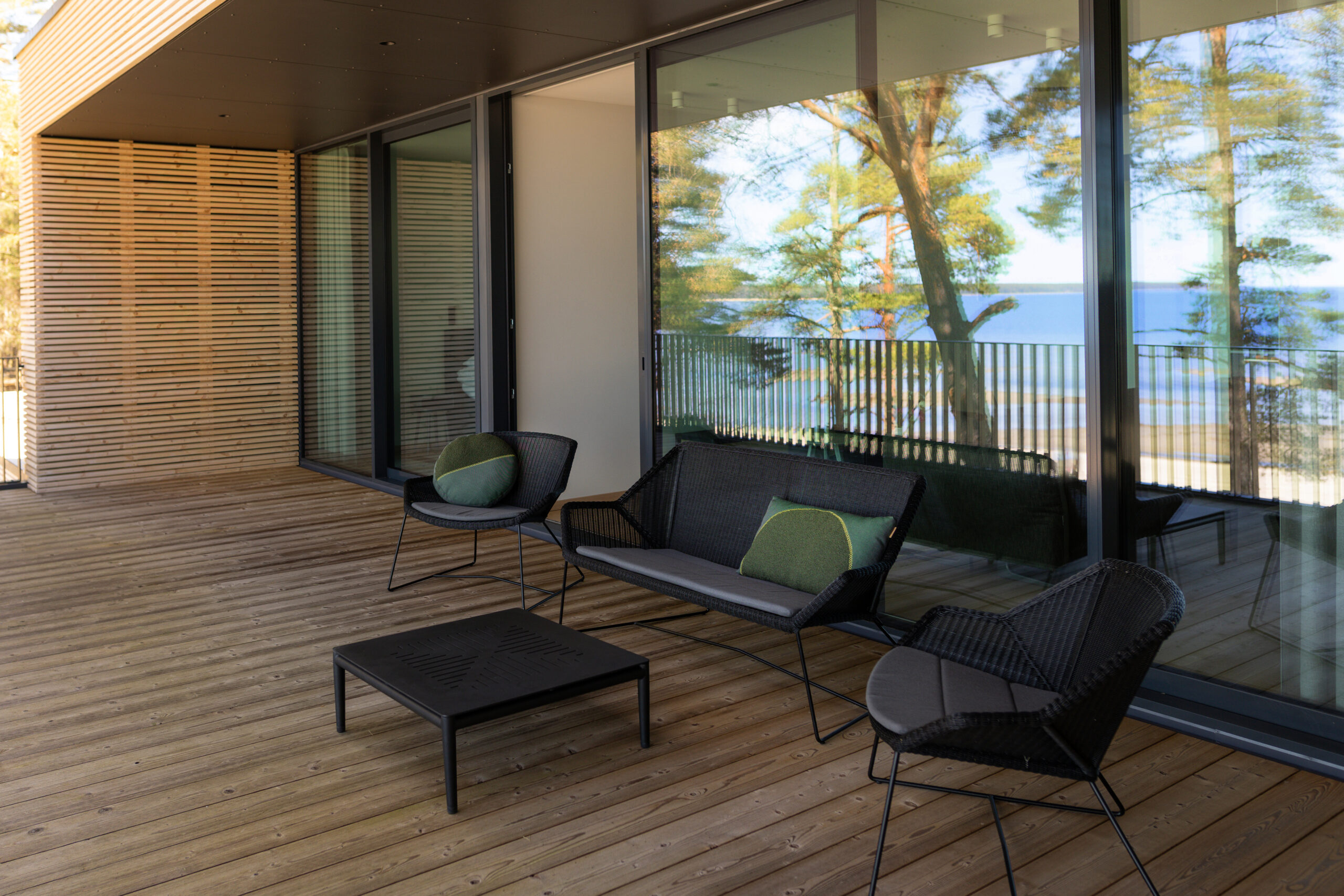 Seaside accommodation with sea terraces in Võsu